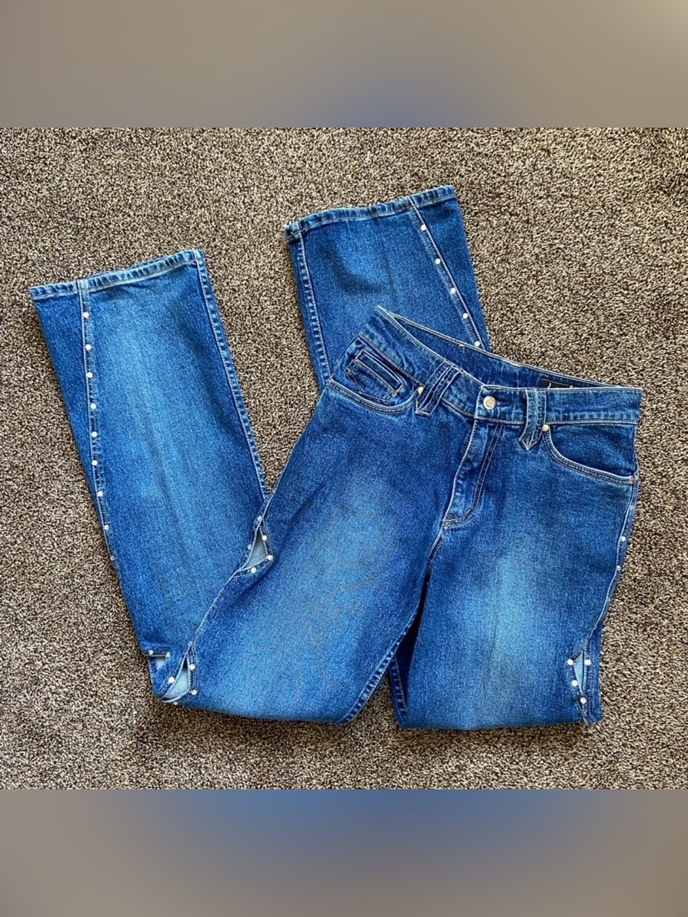 Vintage classic Lawman Western Rhinestone cutout jeans